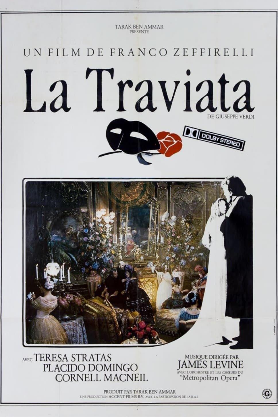 Affiche du film "La traviata"