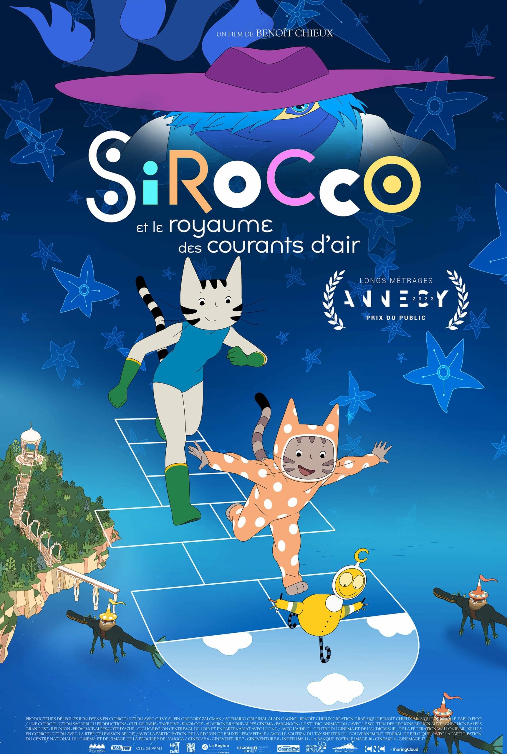 Affiche du film "Sirocco et le Royaume des courants d’air"